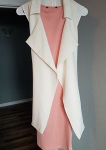 Dress and blazer vest